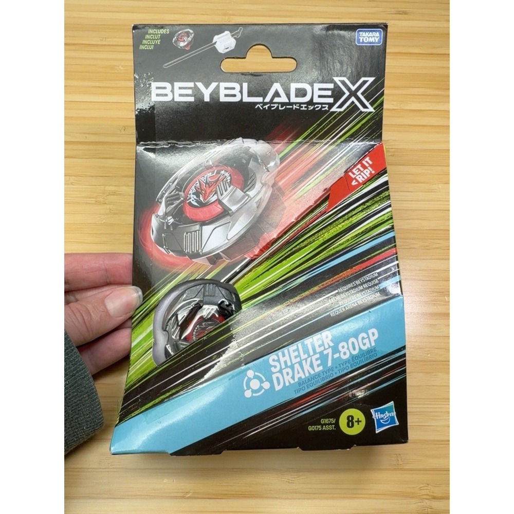 Beyblade X Shelter Drake 7-80GP G1675 Hasbro Takara Tomy New In Box